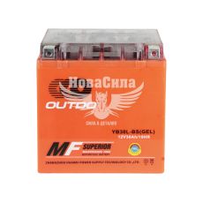 АКБ мото гелевий 12V 30-А/Ч R+ (OUTDO) (166х126х176)
