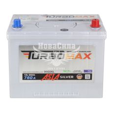 АКБ Азія 80-А/Ч (TurboMax) Silver (R+) 780A (261x175x223мм.)