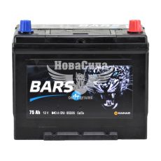 АКБ Азия 75-А/Ч (Bars) (R+) 640A (258х173х220мм.)