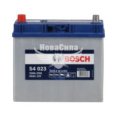 АКБ Азия 45-А/Ч (Bosch) S-4 (L+) 330A (238х129х227мм.)