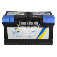 АКБ 80-А/ч (Cartechnic) Ultra Power (R+) 760А (315x175x175мм.)