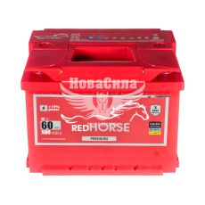 АКБ 60-А/Ч (Red Horse) Premium (R+) 580A (242х175х190мм.)