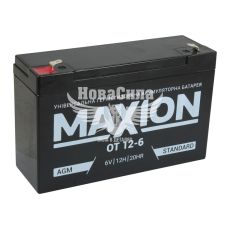 АКБ UPS 6V 12-А/Ч L+ (Maxion) (151х51х94)