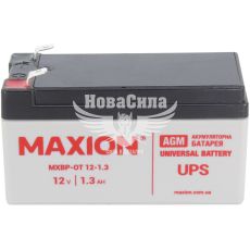АКБ UPS 12V 1,3-А/Ч R+ (Maxion) (97х45х59)