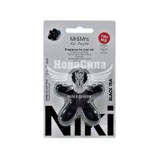 Ароматизатор (Mr&Mrs) Niki New Blister Black Tea (полімерний на дефлектор)