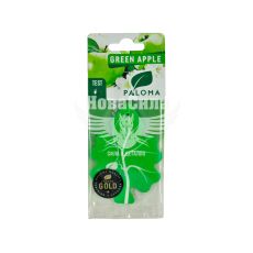 Ароматизатор (Paloma) Gold Green Apple (підвісний листок)