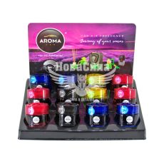Ароматизатор (Aroma Car) Gel упаковка 12 штук MIX (банка) 50мл.