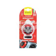 Ароматизатор (Mr&Mrs) Mio Round Red Tuscany Grape (полімерний на дефлектор)