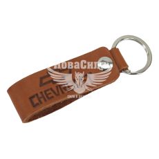 Брелок на ключі Chevrolet коричневий (Україна) (шкіра)