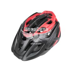 Велосипедний шолом (Greys) M чорно-червоний