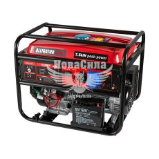 Генератор бензиновий 7.5кВт (Alligator) ном. 7.0кВт (электростартер)