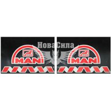 Бризговик вантаж. MAN 585х400мм. (Polytep)