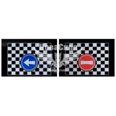 Бризговик вантаж. унів. 400х600мм. кірпіч стрілка (Tempest)