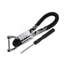 Брелок на ключи Peugeot плетеный (КНР) (кожа)