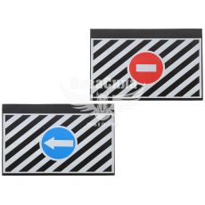 Бризговик вантаж. унів. 585х400мм. (Polytep) стоп-поворот