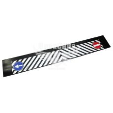 Бризговик причепа зад. Кірпіч Стрілка 2370х360мм. (Domar)