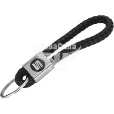 Брелок на ключи Seat плетеный (КНР) (кожа)