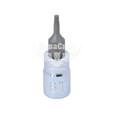 Головка торцевая с битой TORX 1/4 T8 (Toptul) (37мм.)