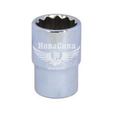 Головка торцева низька дванадцятигранна 1/2 18мм. (Toptul)