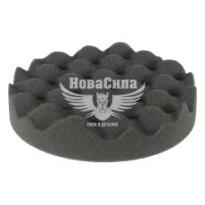 Губка профільована (APP) чорна d_0150 (h_2.5см. на липучку)