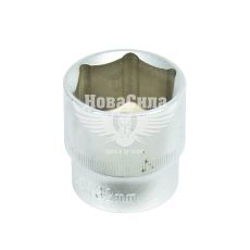 Головка торцева низька шестигранна 1/2 32мм. (Intertool) Хром ванадіум