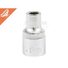 Головка торцева низька дванадцятигранна 1/2 8мм. (Intertool)