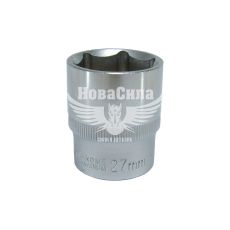 Головка торцевая низкая шестигранная 1/2 27мм. (Lavita)