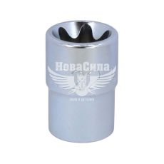 Головка торцевая низкая E-профиль 1/2 E-22мм. (Toptul)