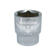 Головка торцева низька шестигранна 1/2 30мм. (Lavita)