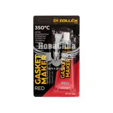 Герметик силікон (Zollex) червоний 85гр. (GASKET MAKER CLEAR +350C)