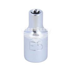 Головка торцева низька E-профіль 1/4 E-5мм. (Toptul)
