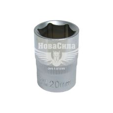 Головка торцева низька шестигранна 1/2 20мм. (Lavita)