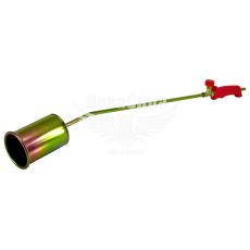 Горілка газова (пальник) (Intertool) під шланг, сопло 138мм. (з регулятором)