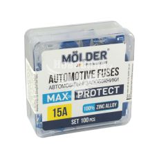Запобіжники плоскі міні (Molder) уп. 100шт. (15A)