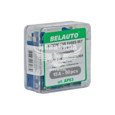 Запобіжники плоскі стандарт (Belauto) уп. 50шт. (15А)