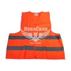 Жилет сигнальний (Zollex) XL оранж. 120гр. (аварійка отражаюча)