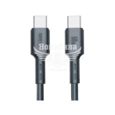 Кабель для зарядки моб. телеф. Type-C to Type-C (Brevia) 1м. черный, 60W, Box (51100)