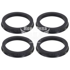 Кільця центрувальні для колісних дисків 72.1-58.6 (Walline) термопластик