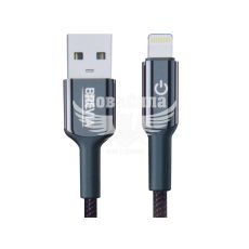 Кабель для зарядки моб. телеф. USB-A to Lightning (Brevia) 1.2м. черный, Box (54120)