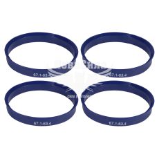 Кільця центрувальні для колісних дисків 67.1-63.4 (Walline) термопластик