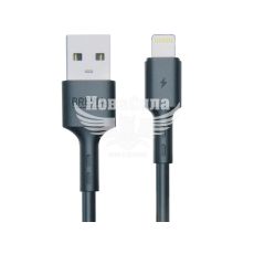Кабель для зарядки моб. телеф. USB-A to Lightning (Brevia) 1м. черный, Box (51100)