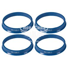 Кільця центрувальні для колісних дисків 66.1-60.1 (Walline) термопластик