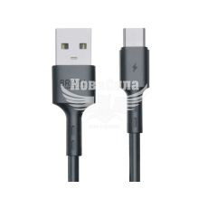 Кабель для зарядки моб. телеф. USB-A to MicroUSB (Brevia) 1м. черный, Box