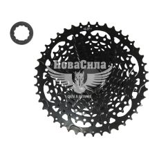 Касета велосипедна (MicroShift) 9 швидкостей 11-42T (чорна)