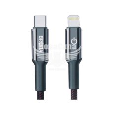 Кабель для зарядки моб. телеф. Type-C to Lightning (Brevia) 1.2м. черный, 30W, Box (54120)