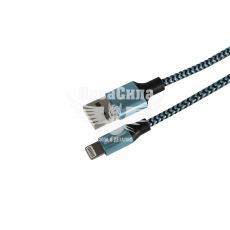 Кабель для зарядки моб. телеф. USB-A to Lightning (CarCommerce) 1м. синій