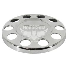 Ковпак колеса 22.5 передній без отвору хром (Poland Products)