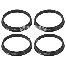 Кільця центрувальні для колісних дисків 72.6-66.1 (Walline) термопластик