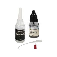 Клей универсальный быстрый ремонт (Zollex) черный 10мл.