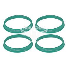 Кільця центрувальні для колісних дисків 72.6-66.6 (Walline) термопластик